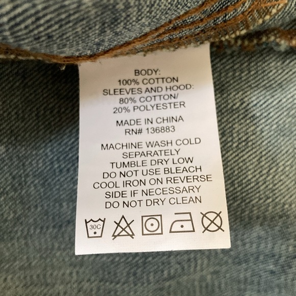 California Pioneers Third & Army Denim  Jacket. Men’s XXL - Picture 5 of 7